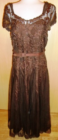 xxM410M 1930s Dance Dress Saks Fifth Avenue